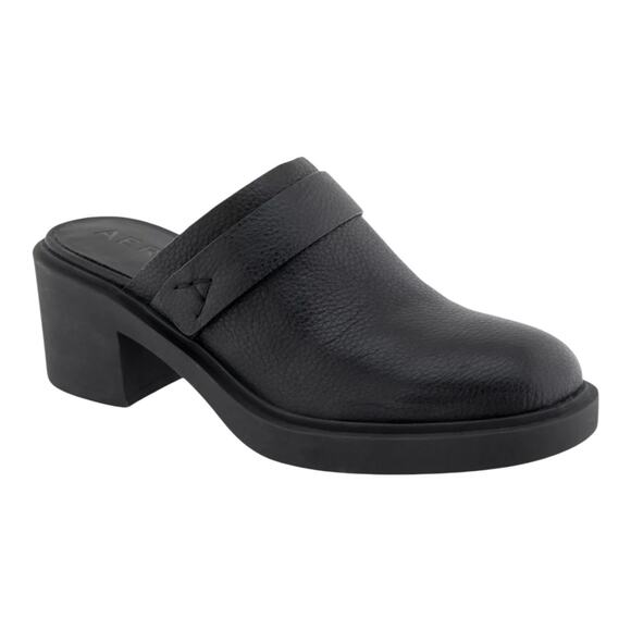 Aerosoles Women's Gunda Block Heel Clog Mules Black Size 6 - Picture 1 of 4